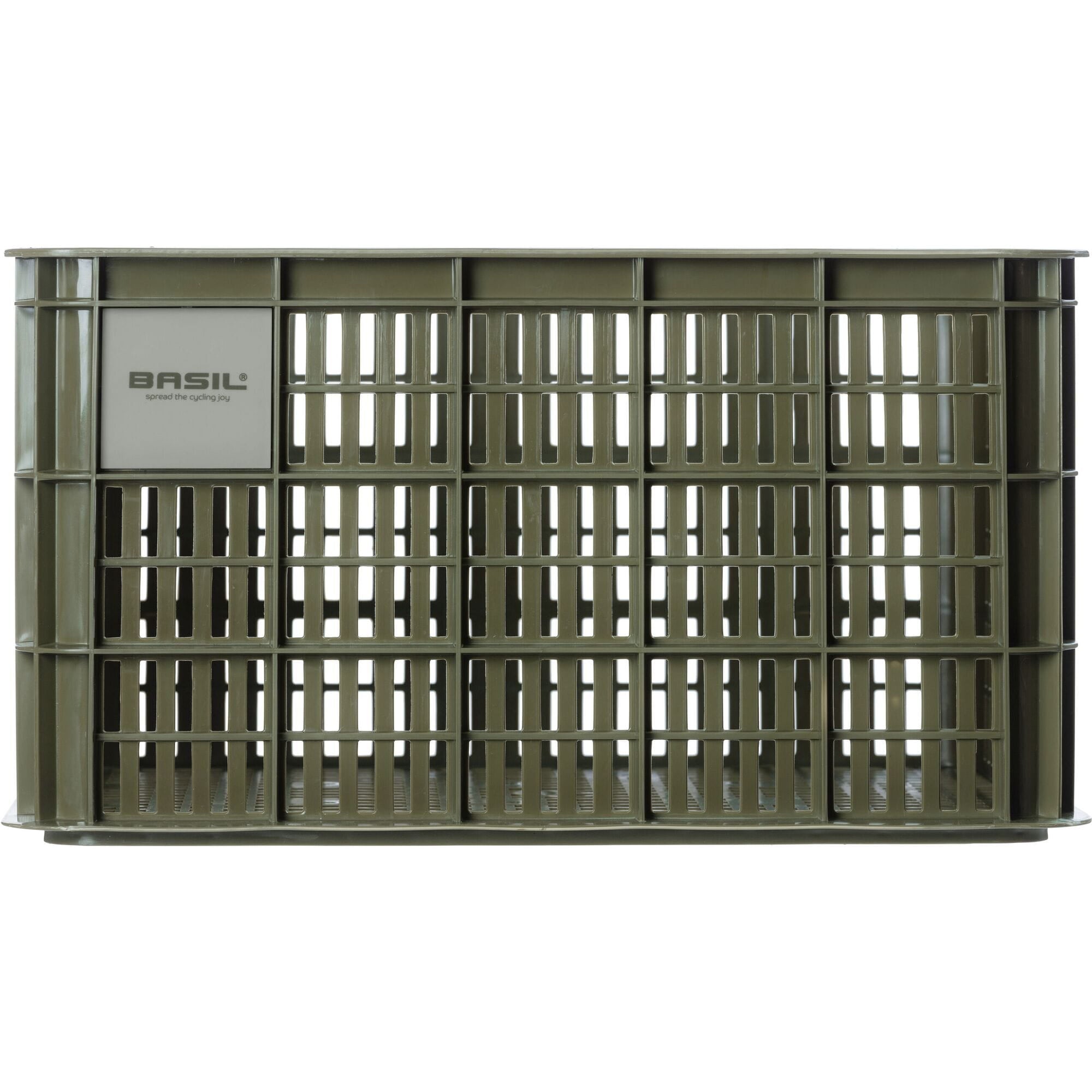 Basil bicycle crate L - large - 40 litre - green