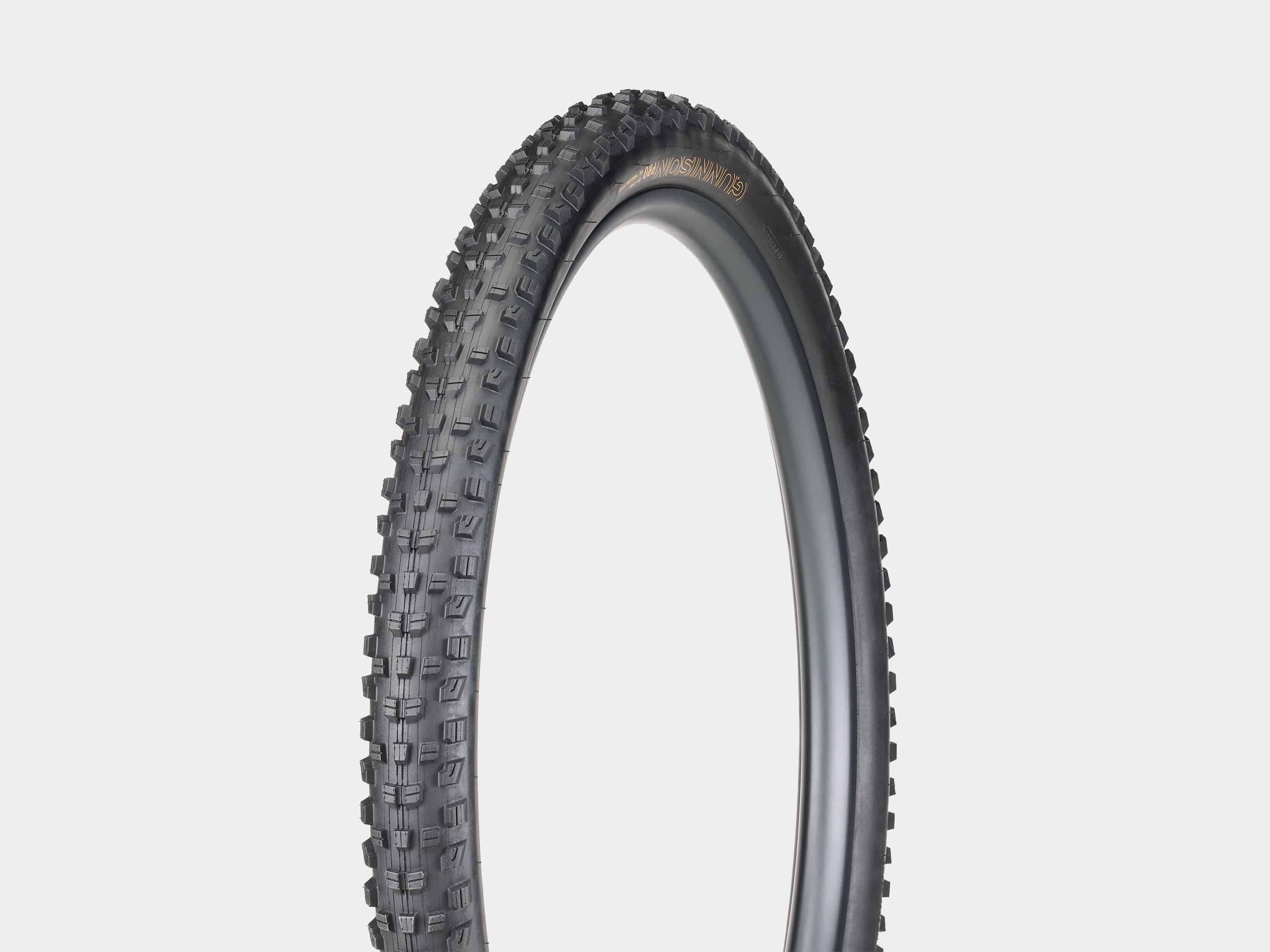 Bontrager Gunnison Pro XR TLR 29-inch tubeless-ready mountain bike tire in black with 2.6-inch width.