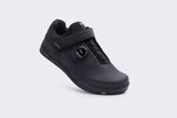 Crank Brothers Mallet BOA MTB shoes with Match Box sole for mountain biking, featuring black and red design, and secure BOA closure system.