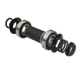 Gusset Components mid bottom bracket set with 22mm spindle for smooth crank rotation, shown in the image.