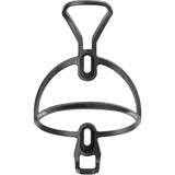 Elite Leggero Carbon Fibre bottle cage, lightweight Italian cycling accessory with sleek black design and durable construction.