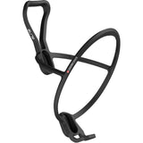 Elite Leggero Carbon Fibre Bottle Cage, lightweight Italian cycling accessory, shown mounted on a bicycle frame.