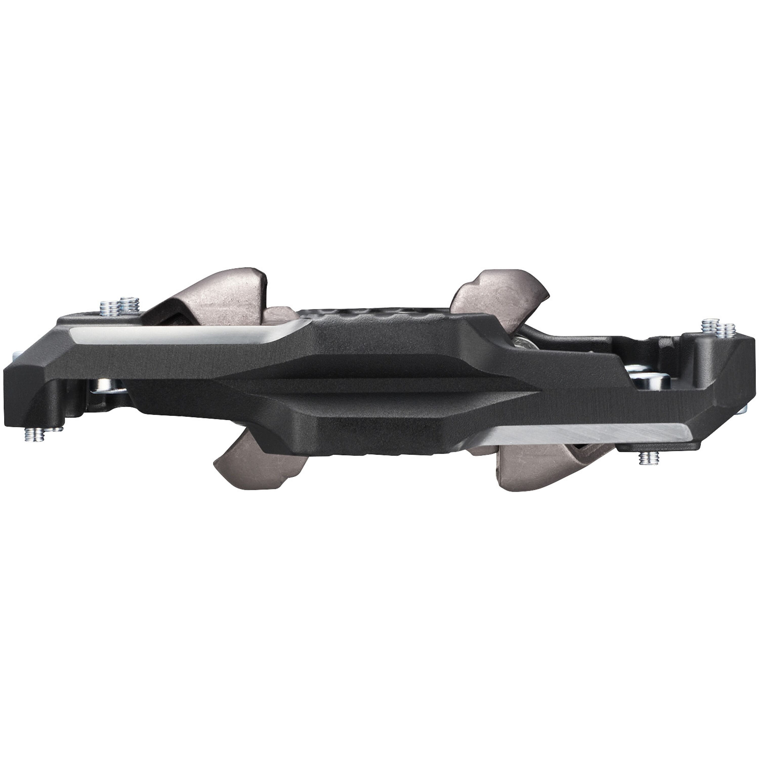 Shimano XTR PD-M9220 Trail Wide Platform Pedals for mountain biking, featuring durable components and wide gripping surface.