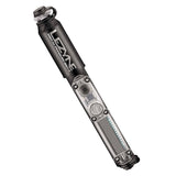 Lezyne Digital Pressure Drive hand pump with digital gauge, black, for Presta and Schrader valves, accessory for bike inflation.