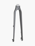 Trek FX 3 700c disc brake rigid fork in black and silver with 325mm length and 50mm offset, bike component.