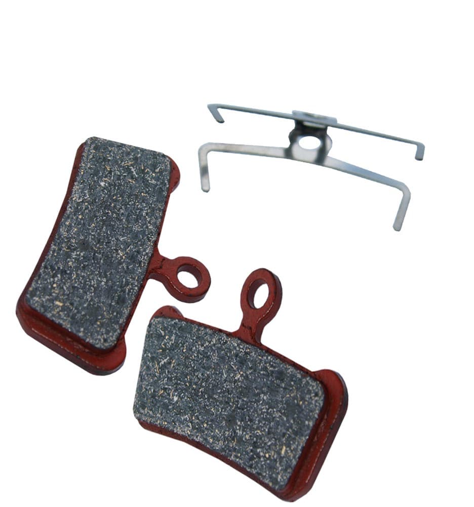 Fibrax SH974 disc brake pads for bicycle, low noise high-performance replacement components with reliable braking performance.