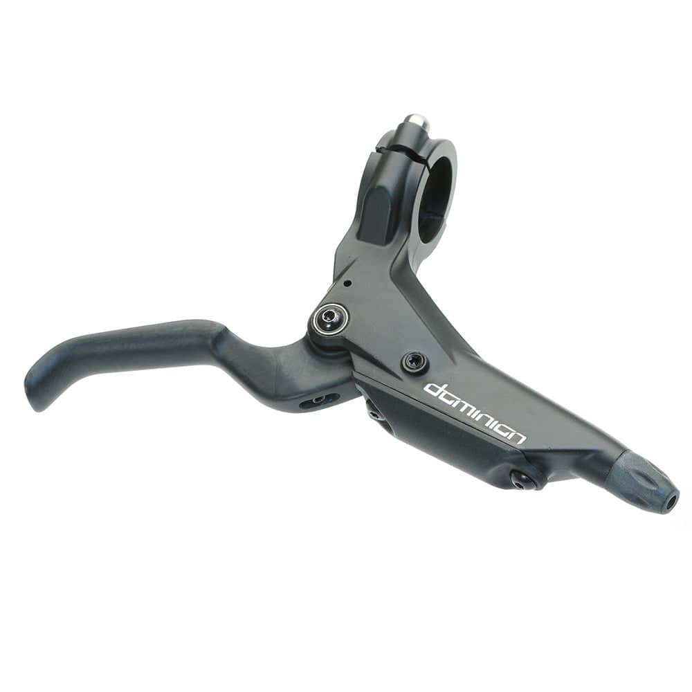 Hayes Dominion T master cylinder and lever for disc brake control, showing detailed components and hardware.