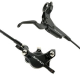 Hayes Dominion T2 single brake kit with carbon disc and adjustable lever, precision disc brake system for mountain bikes.