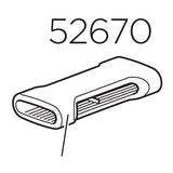 Thule 52670 rim protection accessory for 598 bike rack, showing a close-up of the spare part attached to the rack.