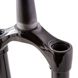 Fox Fork 36 Rhythm UT CSU assembly in black anodized for mountain bike suspension, showing detailed components and finish.