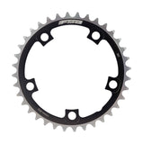 FSA Pro Road 2x11 speed chainring with 36T black anodized finish and 5-hole mounting for road bike components.