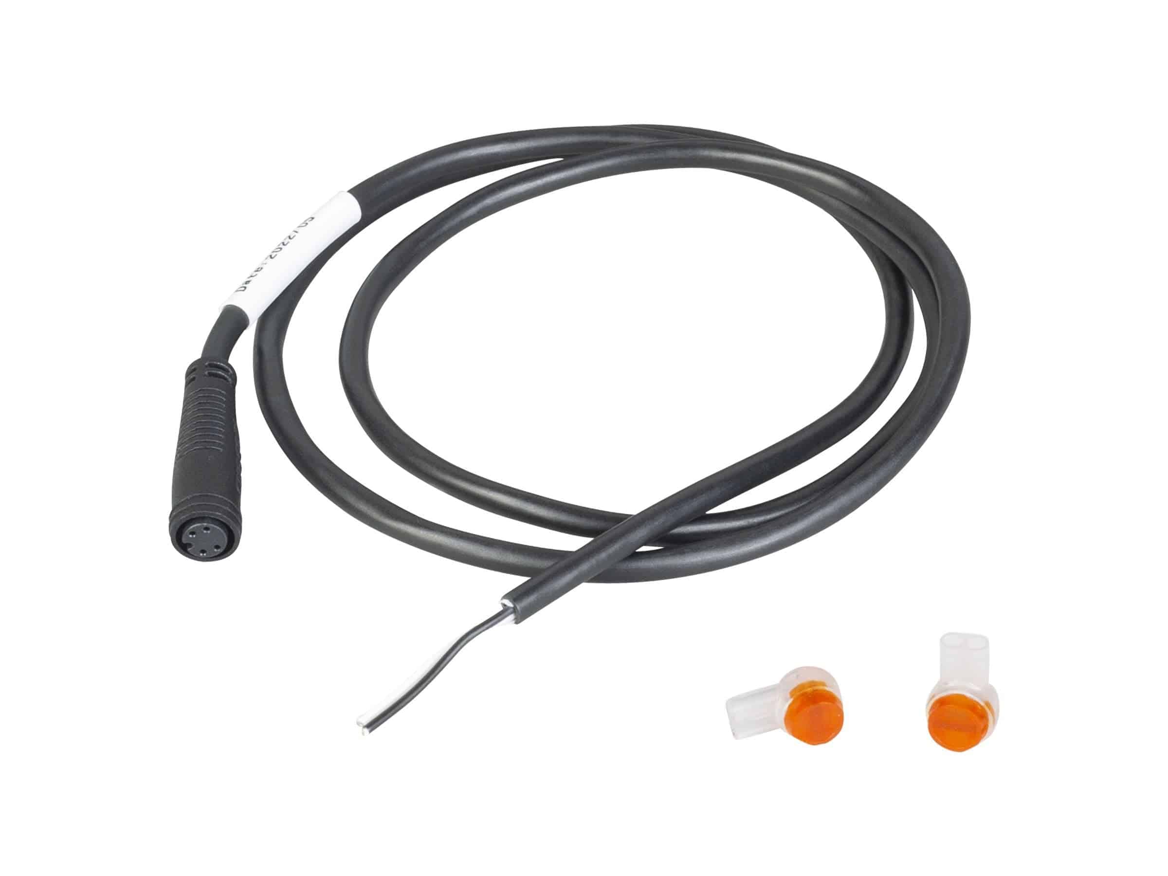 Black TQ Smart Box AXS Adapter Cable for E-Bike transmission systems, showing the compact component with connectors.