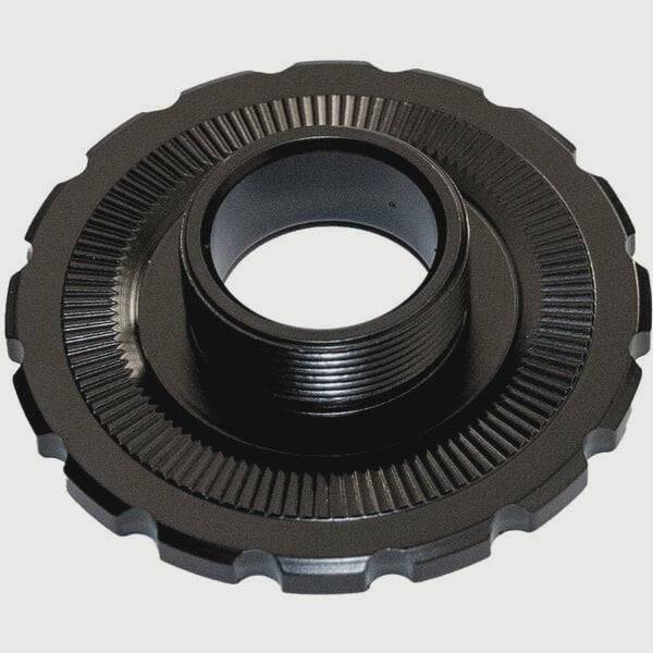 Shimano DU-E5000 lock ring for crankset, genuine replacement component, secure fit for Shimano bicycle components.