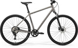 Merida Crossway 20 MY26 hybrid bike with 700c wheels, featuring a comfortable urban design for fitness and commuting.