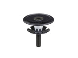 Trek Knock Block headset top cap in black for Trek Knock Block system bike components, showing a close-up of the top cap.
