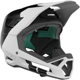 Lazer Cage KinetiCore full face helmet for enduro and downhill racing, with secure chin guard and aerodynamic design.