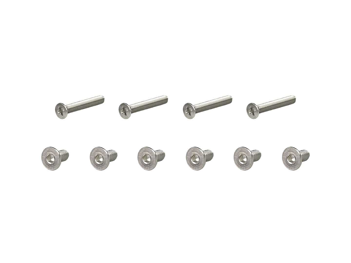Trek Diamant Powertube Battery Hardware Kit in black, 20mm, designed for secure installation of e-bike batteries.