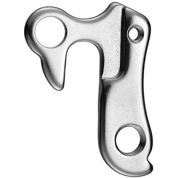 M Part gear hanger for Giant bikes, durable bike component for frame compatibility, shown in black with mounting holes.