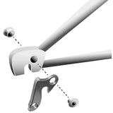 Durable M Part bike gear hanger replacement for various bike brands, shown mounted on a bike drivetrain component.