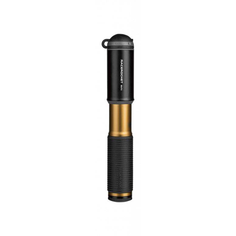 Topeak RaceRocket Mini hand pump with SmartHead for Presta and Schrader valves, compact bike pump accessory