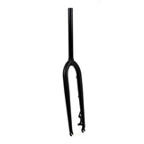 Identiti XC 445 Rigid Mountain Bike Forks with CNC Machined Steerer Tube, durable bike components for rugged mountain riding.