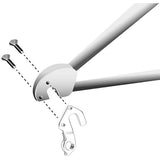 M Part Focus Gear Hanger for bike frame protection and durability, shown mounted on a bicycle frame.