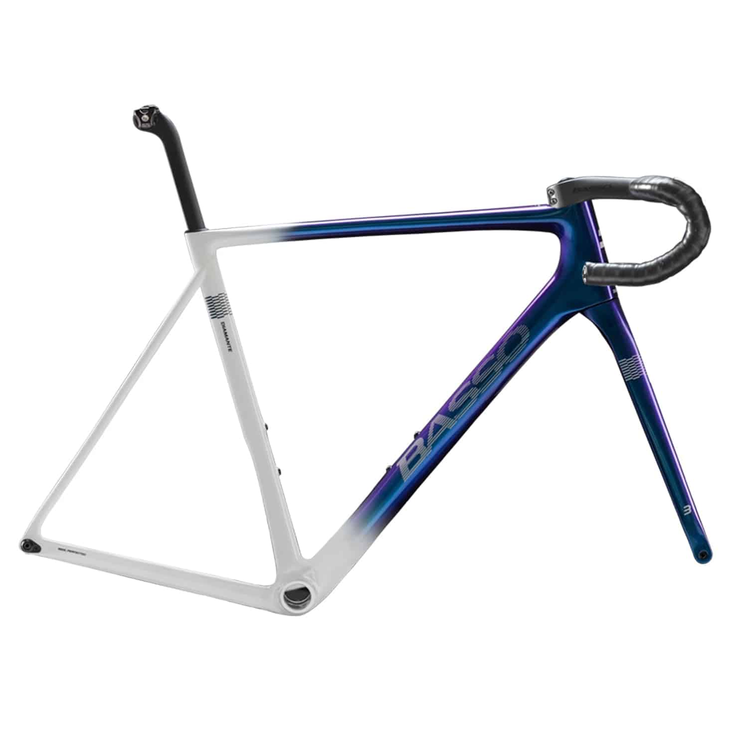 basso road frameset diamante frameset spectrum white p137787