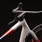 Basso Astra Disc Road Frameset in Chroma White, lightweight carbon frame with disc brakes, UCI approved for road cycling.