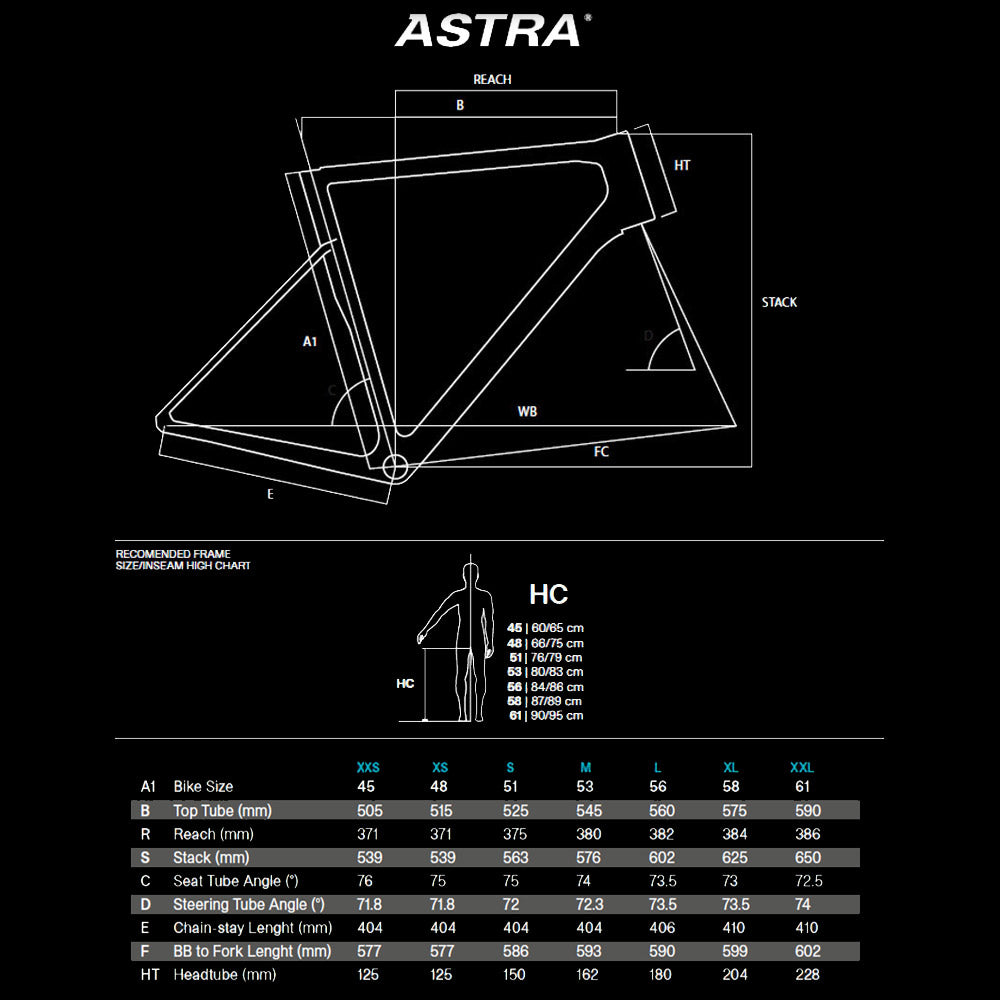 Basso Astra Disc Road Frameset in Chroma White, lightweight carbon construction, UCI approved, shown with front and rear view.