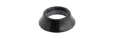 Trek Domane SLR carbon headset top cover for front IsoSpeed system, bicycle frame spare component, black finish.