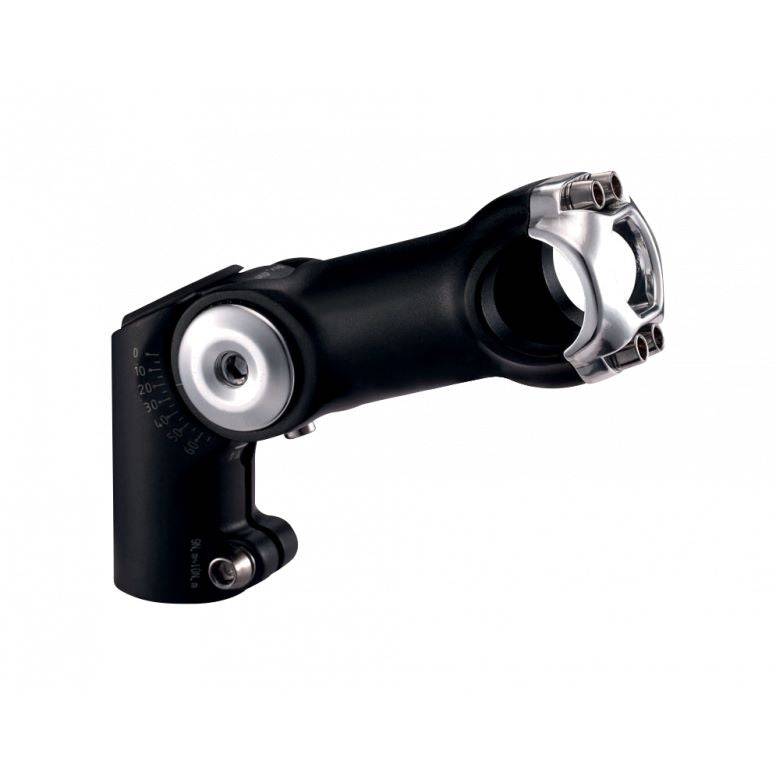 System EX adjustable riser stem with 60mm rise, 31.8mm clamp, and 1 1/8" steerer tube for bike components.