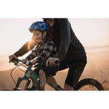 Kids Ride Shotgun 2.0 child bike seat frame mount in black, showing the seat only for kids' bike riding accessories.