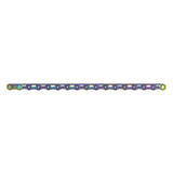 SRAM Red E1 12-speed road bike chain with PowerLock connector, showcasing the durable metal links and sleek design.