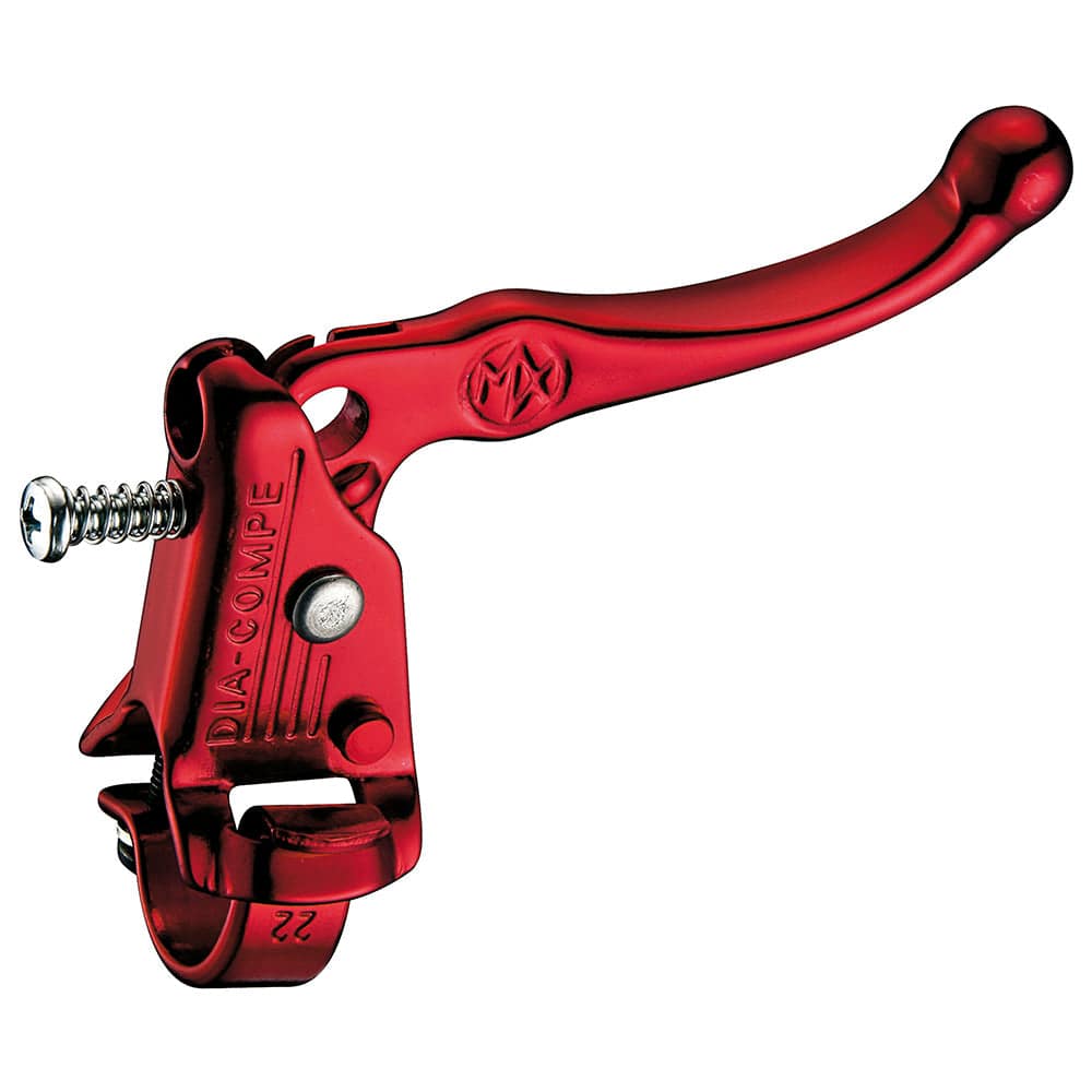 Dia-Compe Tech 3 MX121 BMX brake lever with split bar clamp, right or left hand, for BMX cycling components.