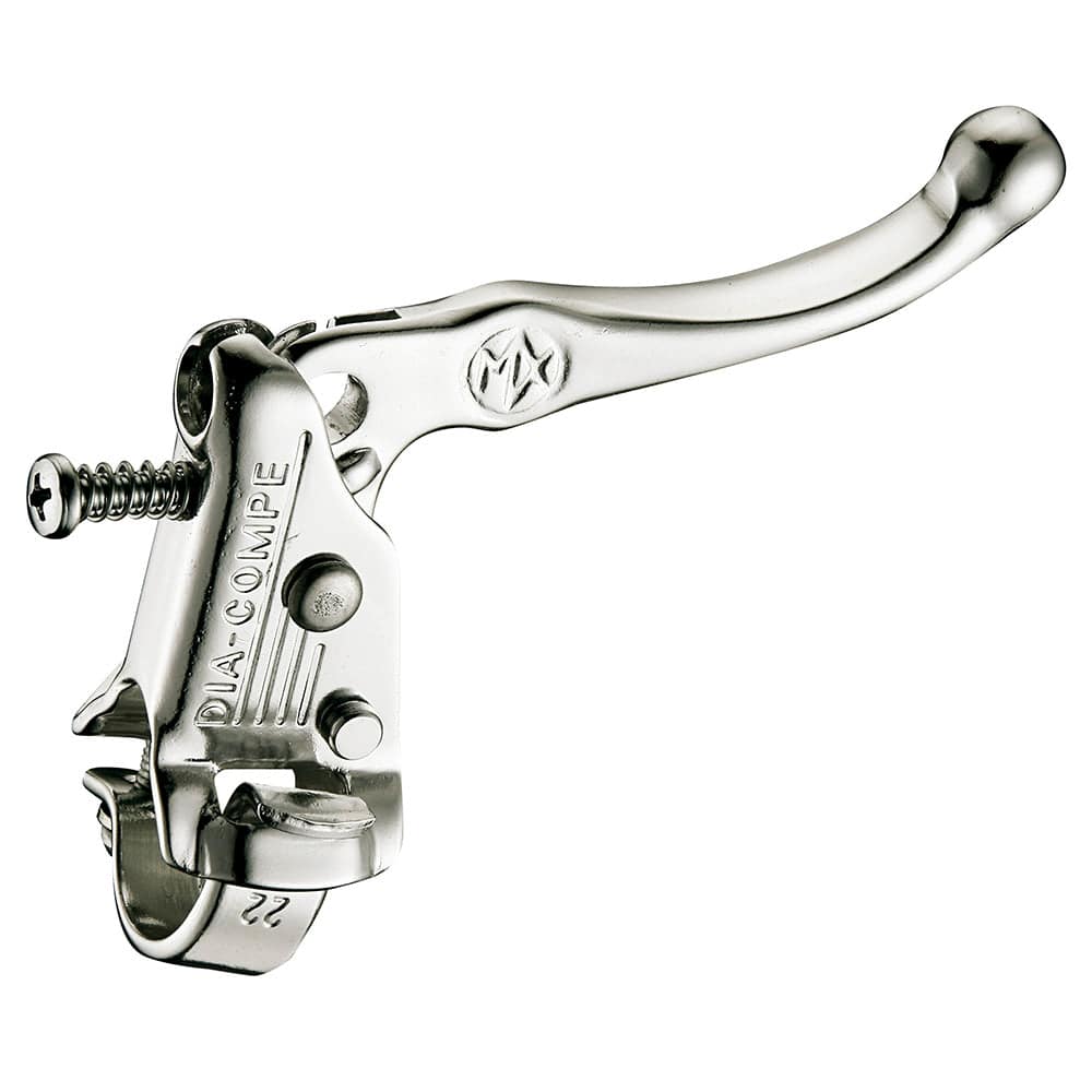 Dia-Compe Tech 3 MX121 BMX brake lever with split bar clamp, designed for right or left hand, for BMX bike components.