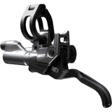 Shimano XTR BL-M9220 hydraulic brake lever for MTB with I-Spec EV compatibility, mounted on bicycle handlebar.