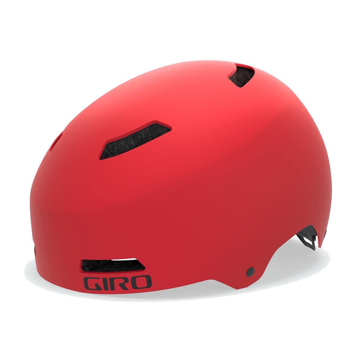 Giro Dime FS youth junior helmet with adjustable fit and ventilation, featuring a lightweight design and multiple air vents.