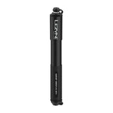 Lezyne Grip Drive HV hand pump with ABS flex hose for high-volume bike tires, compact bicycle accessories.