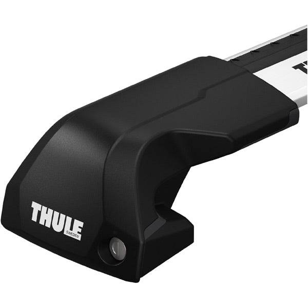 Thule 7206 Edge Bar Flush Rail Kit for Evo Wing Bar roof rack system, showing the rail components on a vehicle roof.