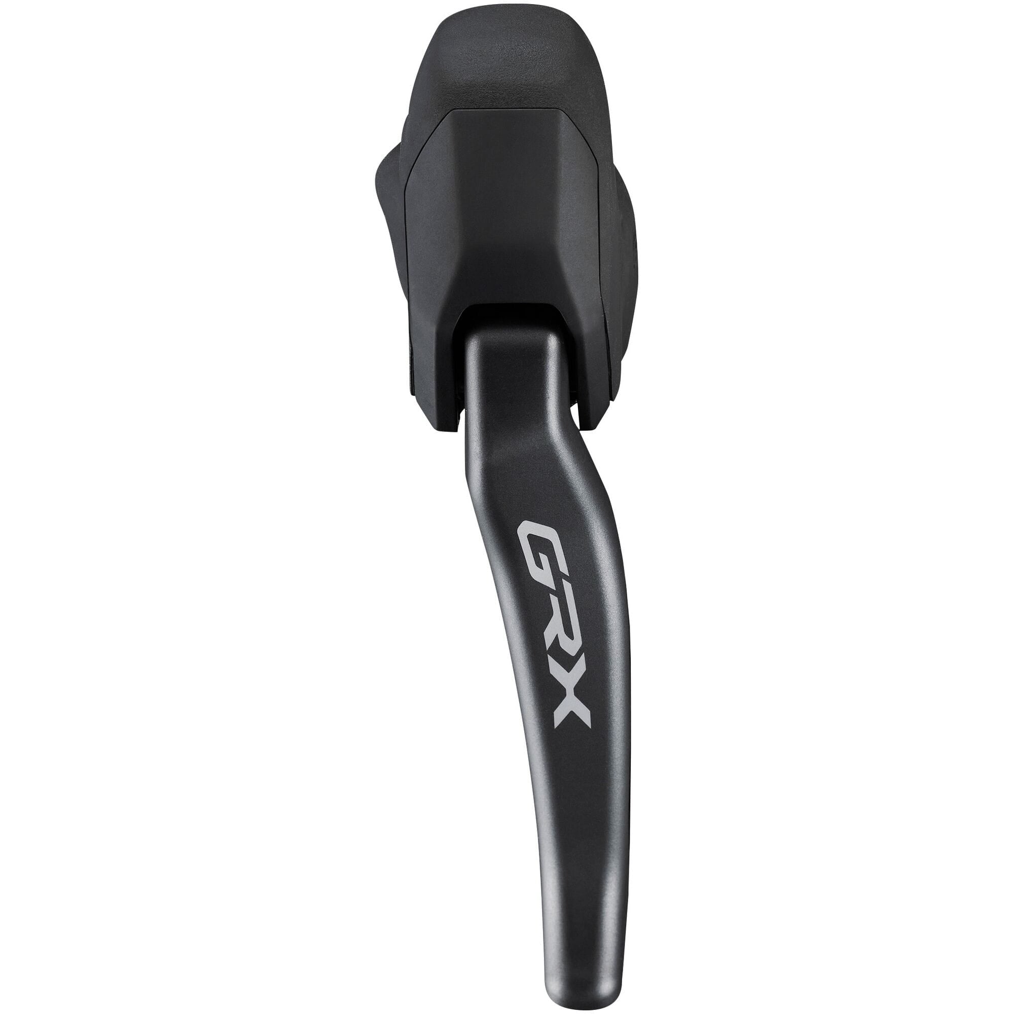 Shimano GRX BL-RX825 left hydraulic drop bar brake lever for gravel riding, showing ergonomic design and hydraulic control.