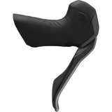 Shimano GRX BL-RX825 left hydraulic drop bar brake lever for gravel riding, showcasing ergonomic design and hydraulic controls.
