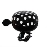 M Part Ding Dong bike bell on 22.2mm handlebars, 60mm retro steel bell with loud sound, bike accessories for cycling safety.