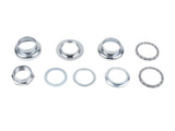 Silver VP Components FP-F501 1-inch threaded bike headset compatible with Trek bikes and 25.4mm fork, shown on a bike.