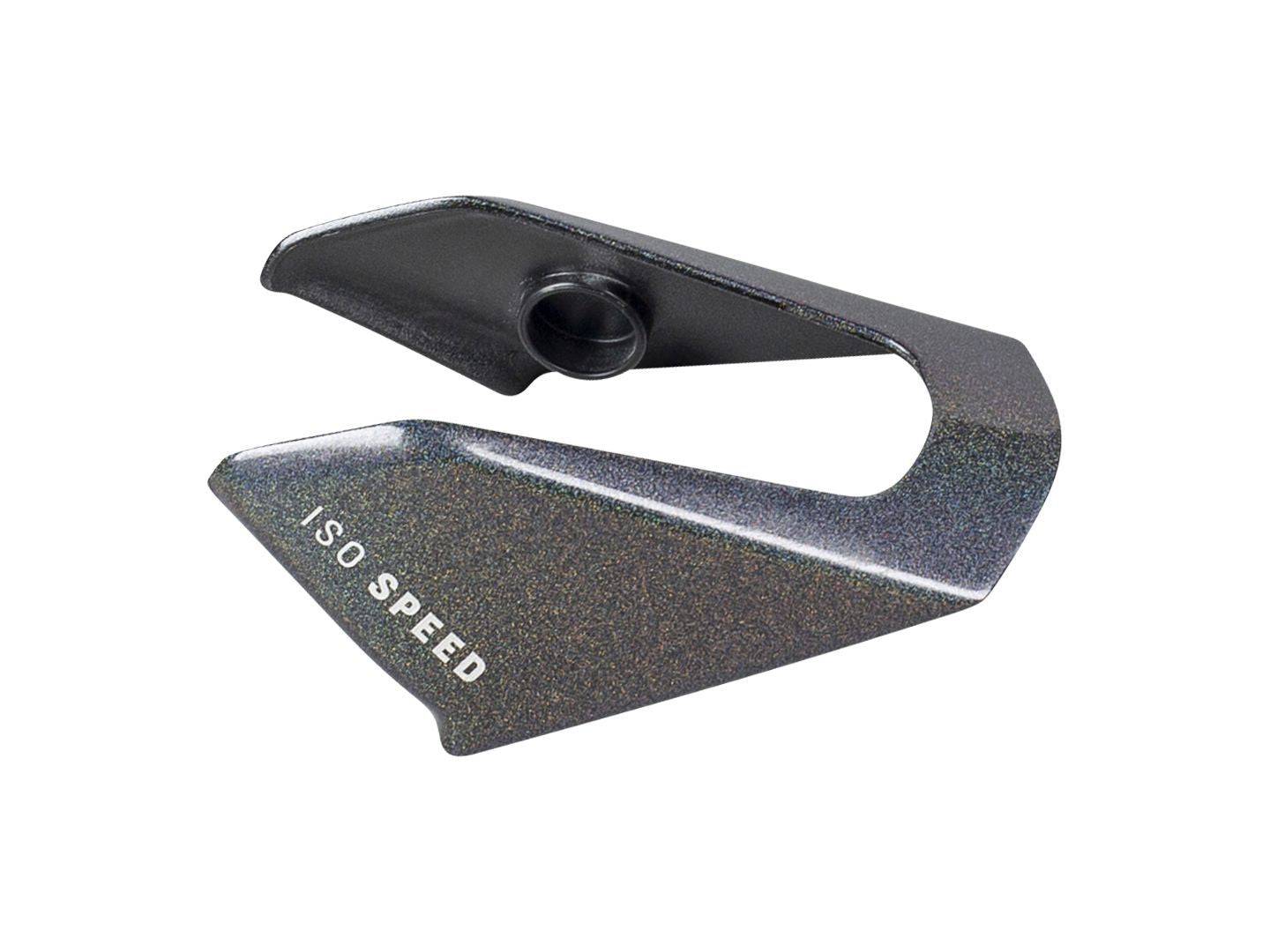 Trek Madone SLR IsoSpeed frame components cover with scratch protection shield, showcasing bike frame customization and protection.