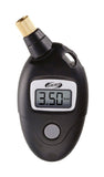 BBB BMP-90 digital pressure gauge displaying pressure readings for Presta and Schrader valves up to 11 bar.