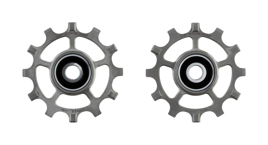 CeramicSpeed Titanium Pulley Wheels Shimano 11s NW (Ti Grey) | Swinnerton Cycles