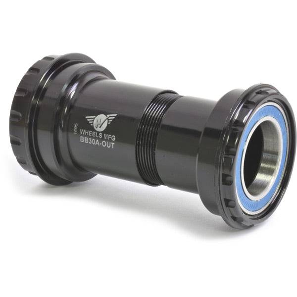 Wheels Manufacturing BB30A outboard bearings for 24mm Shimano cranks, high-precision ABEC-3 bicycle component bearings.