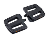 BBB BPD-47 Ergobase trekking pedals with reflectors, compatible with e-bikes and cargo bikes, showcasing durable pedal design.