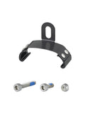 Bontrager NCS 55mm alloy rear fender hanger in grey, designed for bike accessories, durable support for rear fenders.