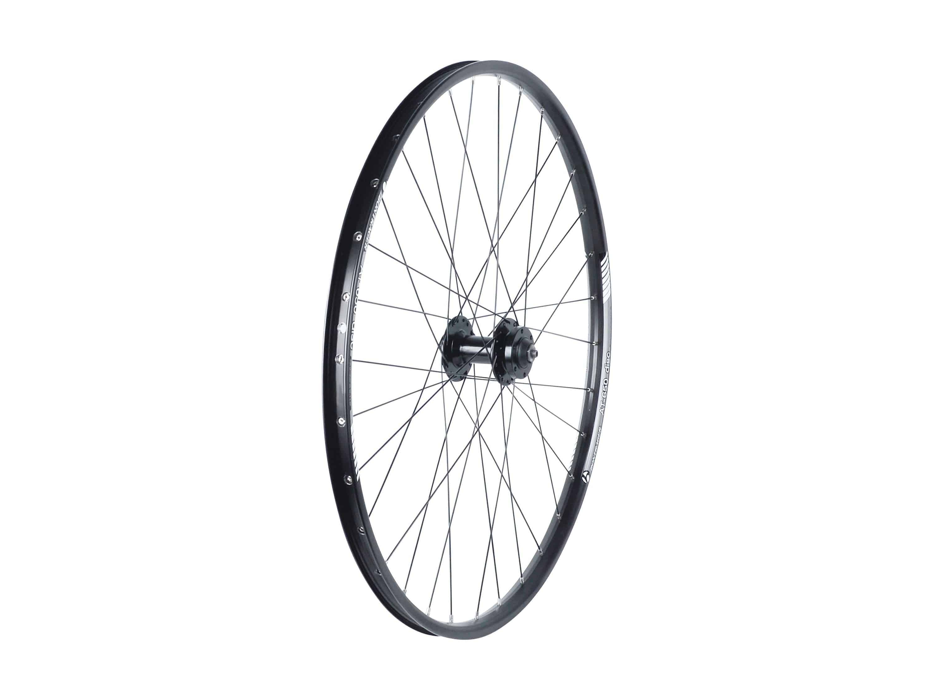 Bontrager AT-650 Disc 26˝ Wheel Black Front No cassette | Swinnerton Cycles